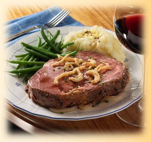 3-Onion Prime Rib Roast