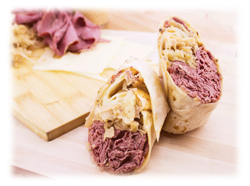 Reuben burrito